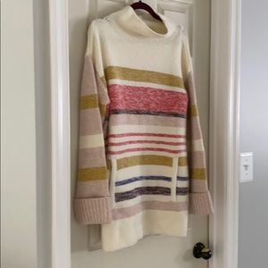 Anthropology Elana Tunic Jumper Ivory Medium